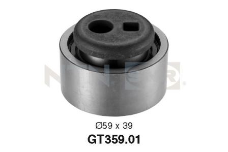 Tensioner Pulley, timing belt SNR GT359.01 for Citroen, Nissan, Peugeot ...