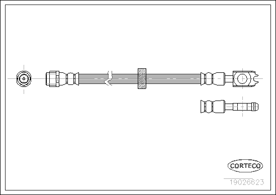 Flessibile del freno FEBI BILSTEIN