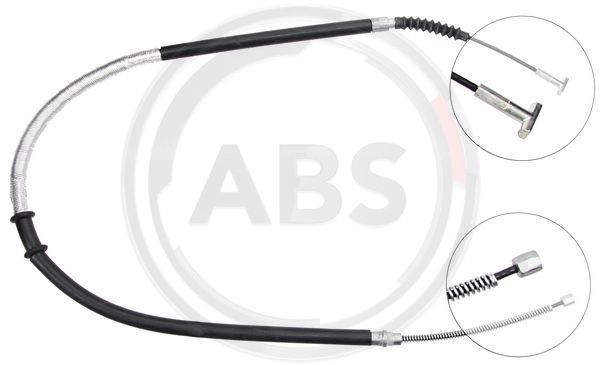 Tirette à Câble De Frein De Stationnement ABS K16847 - Compatible Citroën Nemo, Peugeot Bipper, Fiat Qubo/Fiorino