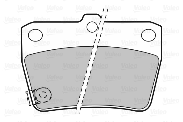 Brake Pad Set, disc brake VALEO 598673 for DR, Toyota AL75814772 ...