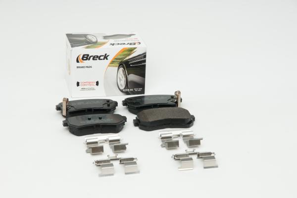 Brake Pad Set, disc brake BRECK 24949 00 704 00 for Hyundai AL24294848 ...