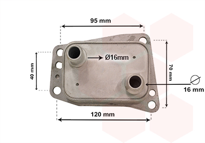 OIL COOLER AND FILTER ASSY OEM 1871920 - Original spare part FORD ...