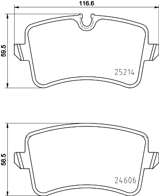 HELLA PAGID Remslang – AH6506 – 360 Mm – Binnen- En Buitendraad M10x1 – Geschikt Voor O.a. Audi, BMW, Mercedes-Benz – Check Voertuigcompatibiliteit