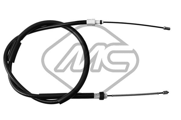 Cable Pull, parking brake Metalcaucho 80189 for Citroen AL81169084