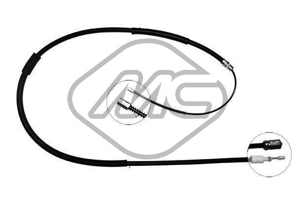 Cable Pull, parking brake Metalcaucho 80351 for Citroen AL53835788