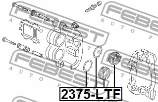 SEALING RING, PISTON OEM A0004211448 - Original spare part MERCEDES ...
