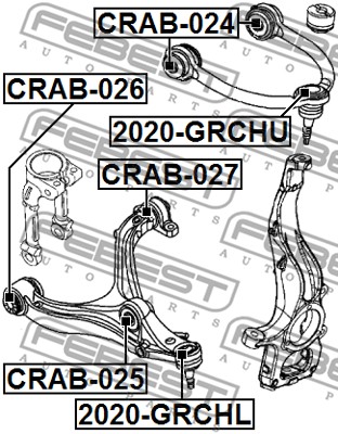 Bras De Liaison Moog CH-TC-13394 – Pour Jeep Grand Cherokee III (WH/WK) Et Commander (XK) – Suspension De Roue, Remplacement OEM