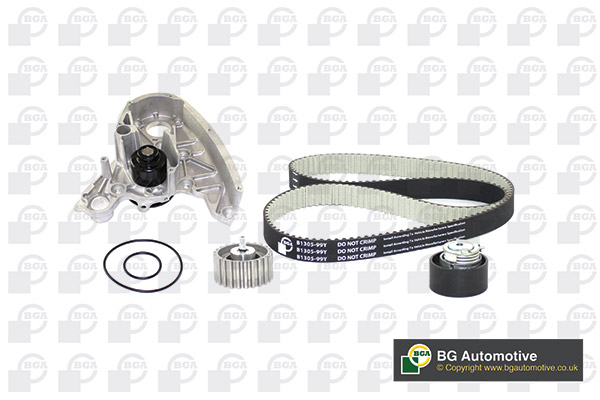 Water Pump & Timing Belt Kit BGA TB2204CPK for Fiat, Iveco, Mazda ...