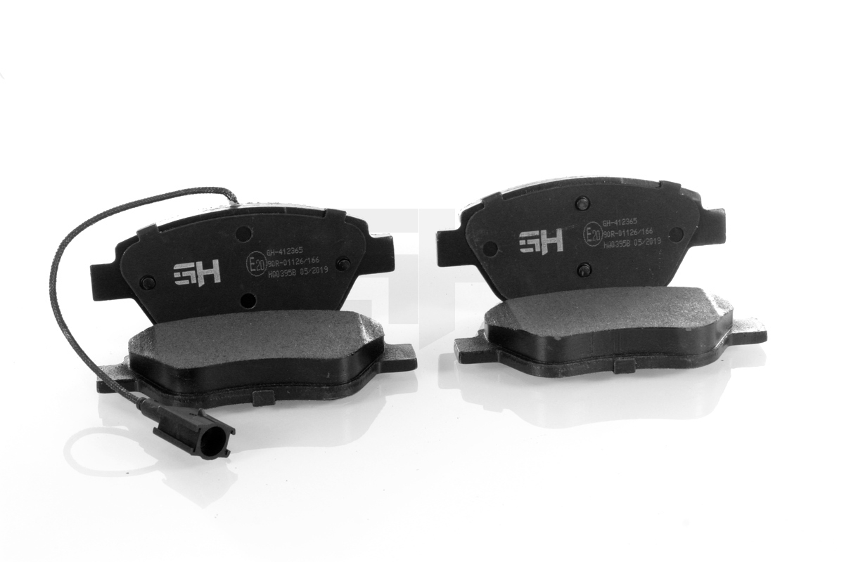 Brake Pad Set, disc brake GH GH-412365 for Alfa Romeo, Citroen, Fiat ...