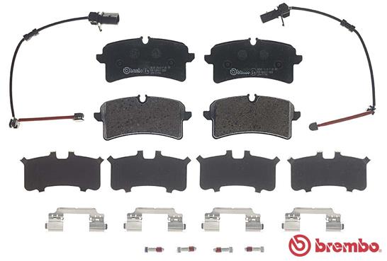 P 24 061 BREMBO 23723 Brake pad set excl. wear warning contact, with