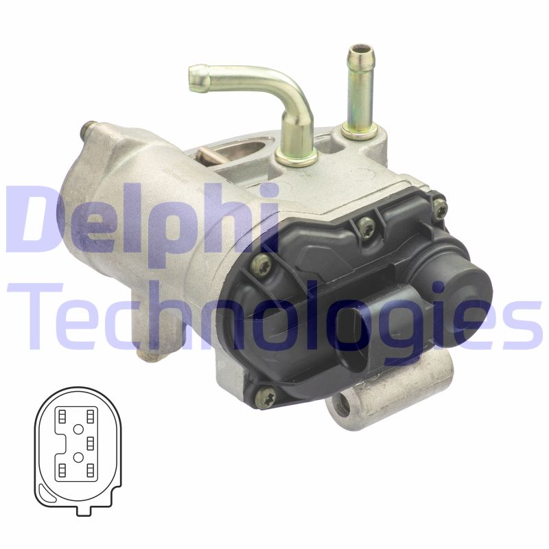 Vanne EGR Delphi Technologies - Compatible Avec De Nombreux Modèles, Réduction Des émissions NOX