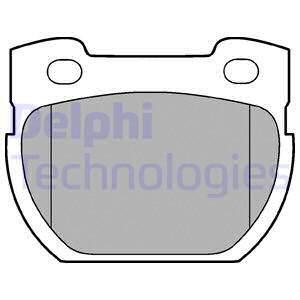 Pastiglia Freno Delphi LP771 – Per Fiat Cinquecento E Seicento, Qualità Automobilistica