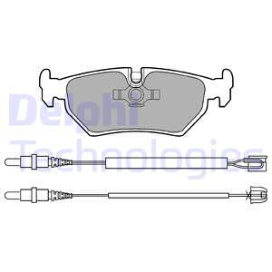 Brake Pad Set, disc brake DELPHI LP910 for Citroen, Fiat, Lancia ...