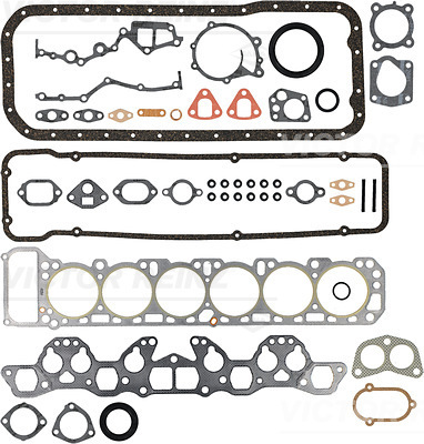 セット Full Gasket Kit, engine REINZ 01-52115-04 for Nissan AL76381886