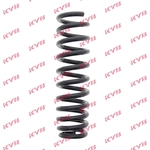 Shock absorber with mounting of spring