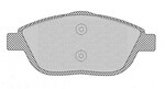 Anti-Squeal Foil, brake pad (back plate)